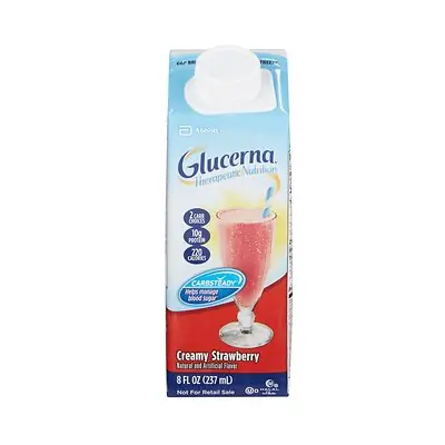 Abbott Nutrition - 64925 Glucerna® Strawberry Therapeutic Nutrition Shake