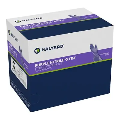 O&M Halyard Inc - 14259 Purple Nitrile-Xtra™ Extended Cuff Length Exam Glove