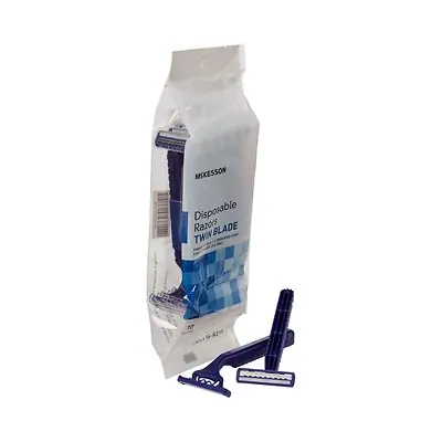 McKesson Personal Razor with Lubricating Strip 16-RZ11 by McKesson Brand