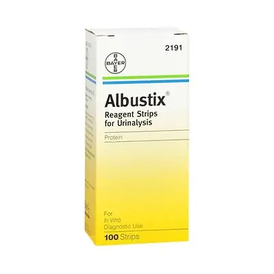 Siemens - 10333485 Albustix® Urinalysis Reagent for Protein Dip-and-Read test