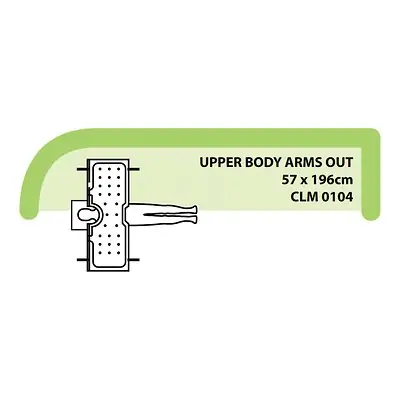 Medical Solutions Inc - CLM-0104 Forced Air Warming Blanket Cocoon™ 57 X 196 cm Nonwoven Light Yellow