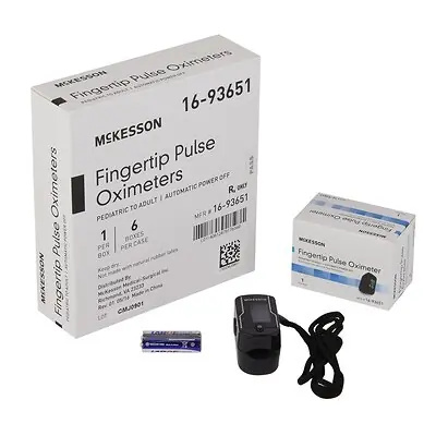 McKesson Brand - 16-93651 McKesson Fingertip Pulse Oximeter without Connectivity