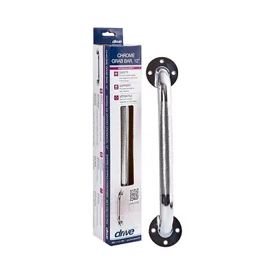 Drive DeVilbiss Healthcare - 12112-3 drive™ Chrome Knurled Grab Bar