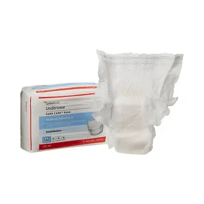 Cardinal - 1840R Sure Care™ Extra Moderate Absorbency Incontinence Underwear