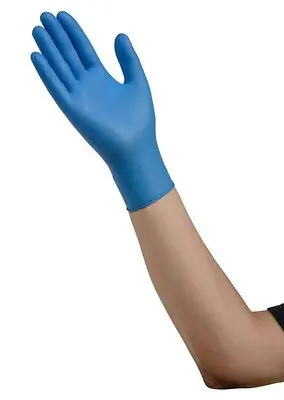 Cardinal - 8897NB Exam Glove ESTEEM™ Medium 150 per Box NonSterile Nitrile Standard Cuff Length Micro-Textured Blue Chemo Tested