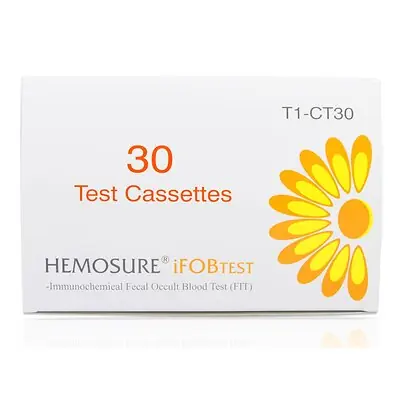 Hemosure - T1-CT30 Hemosure Test Cassette for Hemosure® iFOBT Test Kit