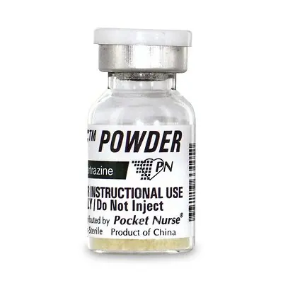 Nasco Healthcare - PN01048 Clinical Training Medication Demo® Dose Powder Reconsituted Yellow Powder Vial 10 mL