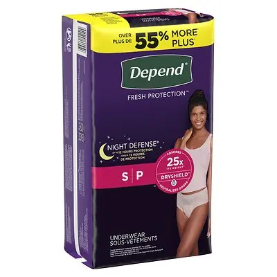 Kimberly Clark - 51701 Depend® Night Defense® Women's Absorbent Underwear