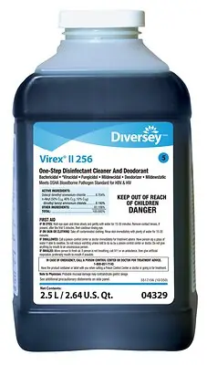 Essendant Co-United Stationers - DVS04329 Diversey™ Virex® II 256 Surface Disinfectant Concentrate