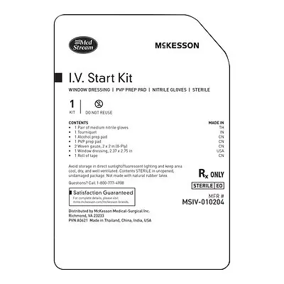 McKesson Brand - MSIV-010204 IV Start Kit McKesson Sterile