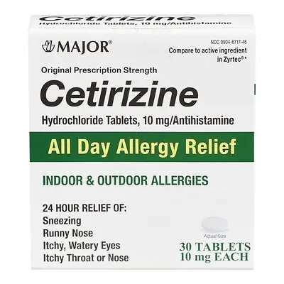 Major Pharmaceuticals - 00904671746 Major® Cetirizine Antihistamine