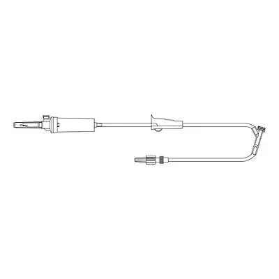 McKesson Brand - MS719P Primary IV Administration Set MedStream Gravity 1 Port 20 Drops / mL Drip Rate Without Filter 103 Inch Tubing Solution Without Flow Regulator