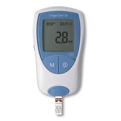 Roche Diagnostics - 08468699001 Blood Coagulation Meter Kit CoaguChek® XS 8 µL Sample 1 Minute Results