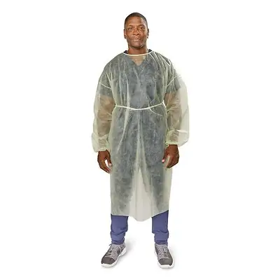 McKesson Brand - 16-NRENWTCY8-XL McKesson Nonrated Isolation Gowns