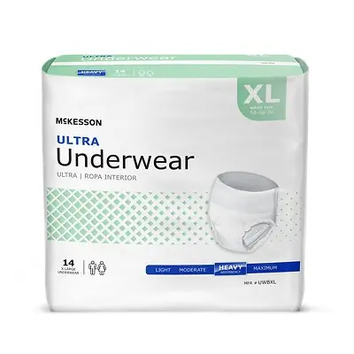 McKesson Brand - UWBXL McKesson Ultra Heavy Absorbent Underwear