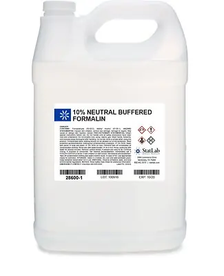 StatLab Medical Products - 28600-1 Histology Reagent Neutral Buffered Formalin Fixative 10% 1 gal.