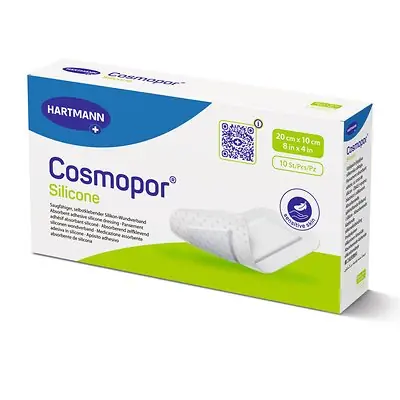 Hartmann - 901109 Cosmopor® Silicone Island Dressing w/ Water Resistant Backing