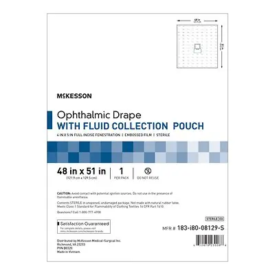McKesson Brand - 183-I80-08129-S McKesson Sterile Surgical Ophthalmic Drape