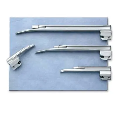 McKesson Brand - 4082MM Laryngoscope Blade McKesson Miller Type Conventional Light Child NonSterile