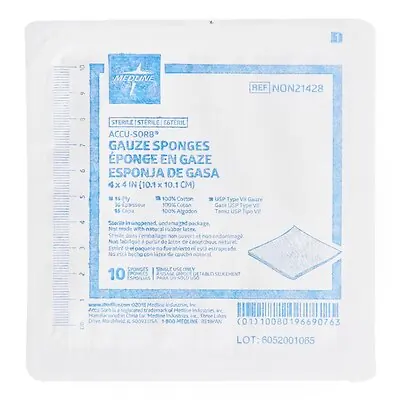 Medline - NON21428 Sterile USP Type VII Gauze Sponge