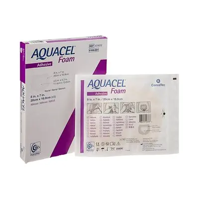 ConvaTec - 420626 Aquacel® Silicone Adhesive with Border Silicone Foam Dressing