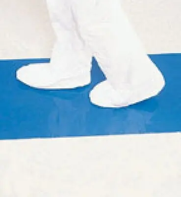 Fisher Anatomical - 19181516 Anti-Static Anti-Fatigue Floor Mat Fisherbrand™ 18 X 36 Inch Blue Polyethylene Film