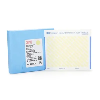 Solventum Corporation - 1233LF 3M™ Comply™ Sterilization Bowie-Dick Test Pack