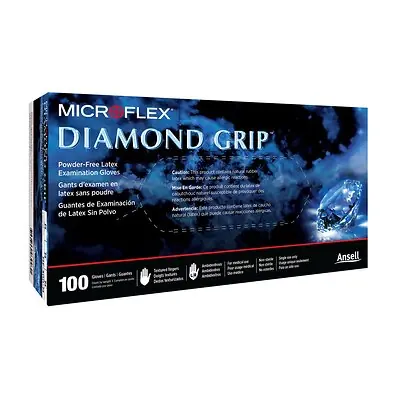 Microflex Medical - MF-300-L Diamond Grip™ Latex Exam Glove