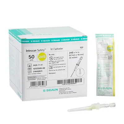 B. Braun - 4252500-02 Introcan Safety® Peripheral IV Catheter