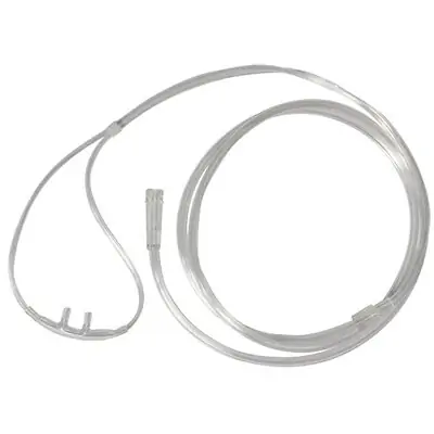 Sunset Healthcare - RES1104 ETCO2 Nasal Cannula Adult Curved Prongs 4 Foot Tubing Low Flow Rate