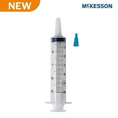 McKesson Brand - 901 Irrigation Syringe McKesson 60 mL Catheter Tip Without Safety