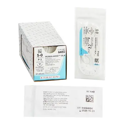 J & J Healthcare Systems - 640G Perma-Hand™ Suture with Needle