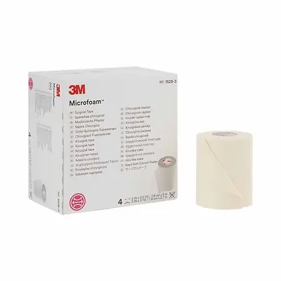 Solventum Corporation - 1528-3 3M™ Microfoam™ Foam / Acrylic Adhesive Medical Tape