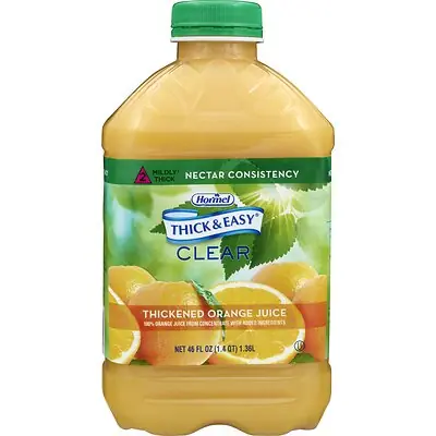 Lyons Magnus LLC - 42161 Thick & Easy® Clear Nectar Consistency Orange Juice Thickened Beverage