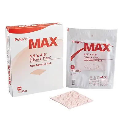 Ferris Manufacturing - 5045 PolyMem® Max® Nonadhesive without Border Foam Dressing