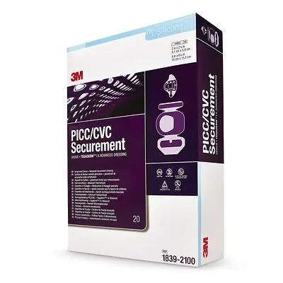 Solventum Corporation - 1839-2100 3M™ PICC/CVC Securement Device + Tegaderm™ IV Dressing
