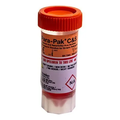 Meridian Bioscience Corporation - 900612 Para-Pak® Single-Vial C and S Stool Specimen Container