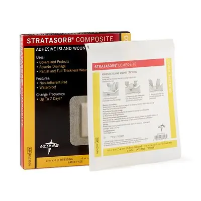 Medline - MSC3066 Stratasorb® Composite Island Dressing