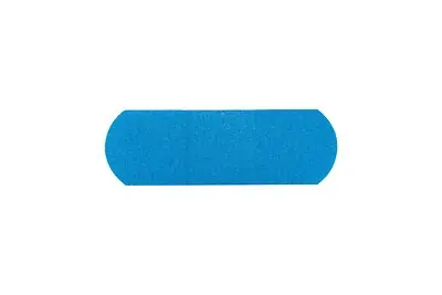 Dukal - 1631025 American® White Cross Blue Metal Detectable Adhesive Strip