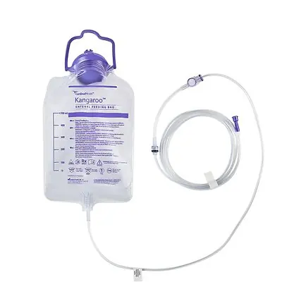 Cardinal - 772055 Enteral Feeding Pump Bag Set without ENFit® Transitional Adapter Kangaroo™ ePump™ 500 mL PVC NonSterile