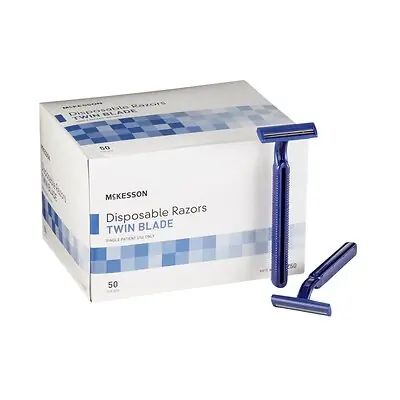 McKesson Brand - 16-RZ50 McKesson Twin-Blade Disposable Razor