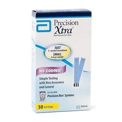 Abbott - 9972865 Precision Xtra Blood Glucose Test Strips