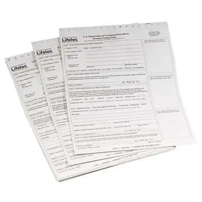 Lifeloc Technologies - 14010 Dot Form Three Part Form