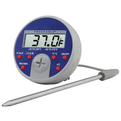 Cole-Parmer-Antylia Scientific - 98767-38 Traceable® Full-Scale Plus Laboratory Thermometer with Alarm