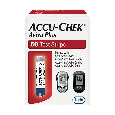 Roche Diabetes Care - 06908217001 Accu-Chek® Aviva Plus Blood Glucose Test Strips