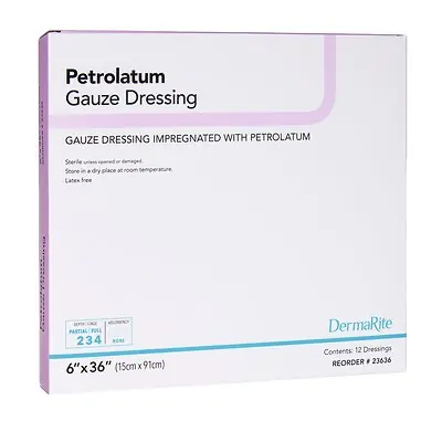 Sion Brands LLC - 23636 DermaRite® Petrolatum Impregnated Dressing