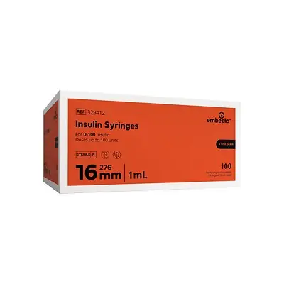 embecta Medical II LLC - 329412 Micro-Fine™ Insulin Syringe with Needle