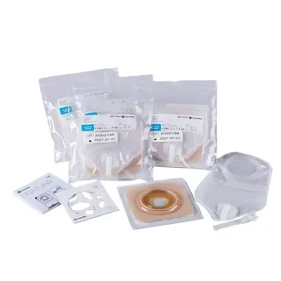ConvaTec - 423552 Ostomy Pouch Natura® One-Piece System Trim To Fit 2-3/4 Inch Stoma Drainable