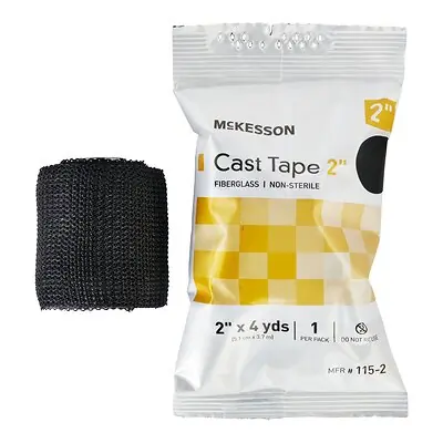McKesson Brand - 115-2A McKesson Black Cast Tape