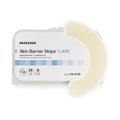 McKesson Brand - 176-5725 McKesson Skin Barrier Half-Arc Strip
